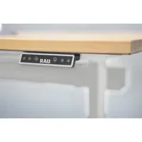 RAU Schreibtisch Adlatus 100 25 cm lichtgrau