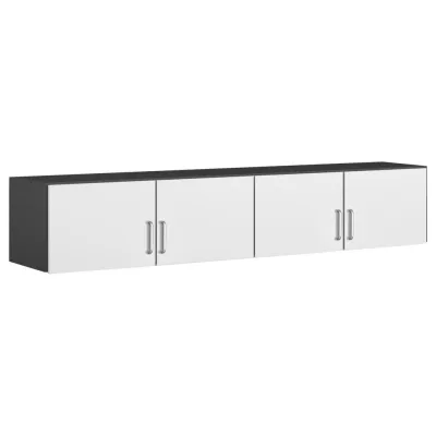 Rauch Möbel Aufsatzschrank Grau, Weiß 181x39x54 cm