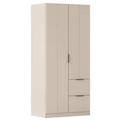Rauch Möbel Drehtürenschrank Champagner 91x197x54 cm