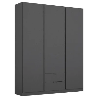 Rauch Möbel Drehtürenschrank Grau 136x197x54 cm