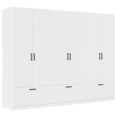 Rauch Möbel Kleiderschrank Weiß 271x210x54 cm