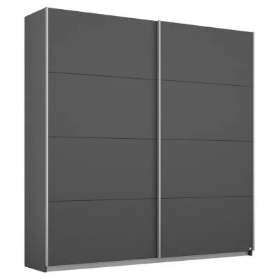 Rauch Möbel Schwebetürenschrank Rauch Belluno Grau 181x230x62 cm