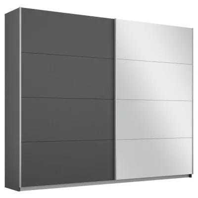 Rauch Möbel Schwebetürenschrank Rauch Belluno Grau 226x230x62 cm