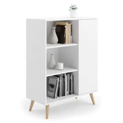 Raumhirsch Furniture Bücherregal Weiß 90x116x40 cm