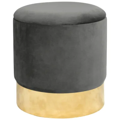 Raumhirsch Furniture Sitzhocker Dunkelgrau 39x40x39 cm