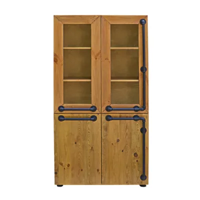 Rawood Furniture Vitrine Eiche 100x195x45 cm