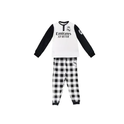 Real Madrid Kids Pyjama – Langarm Nachtwäsche aus Baumwolle & Polyeste