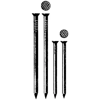 Reidl Fastener DIN 1151 Drahtstifte (Nägel) Senkkopf 2,1 x 40, Stahl blank, Paket 5 kg