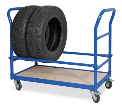 Reifentransportwagen, blau