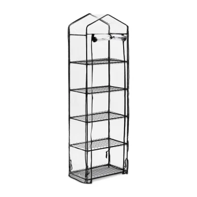 Relaxdays Foliengewächshaus Transparent 58x193x36 cm