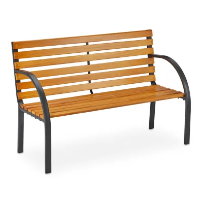 Relaxdays Gartenbank Mehrfarbig 122x84x60 cm