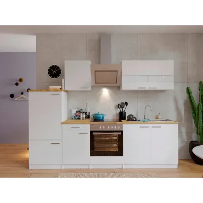 Respekta Küchenblock Küchenblock 270 cm Weiß
