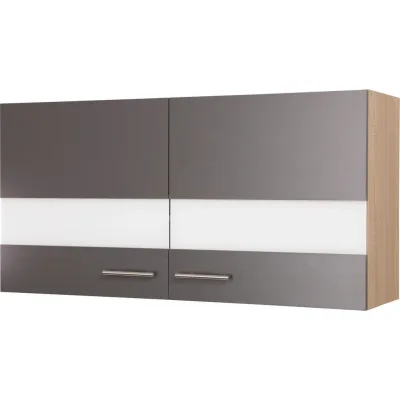 Respekta Küchenoberschrank Merle Grau, Eiche 110x56.1x34.6 cm