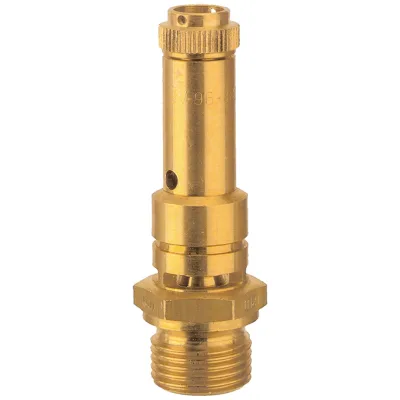 Riegler Sicherheitsventil DN 8, Messing, G 1/2, Ansprechdruck 0,9 bar