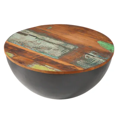 riess-ambiente Couchtisch Grau, Mehrfarbig 70x33x70 cm