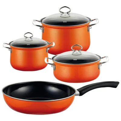 Riess Kochtopfset Orange 28.5x24x48.5 cm
