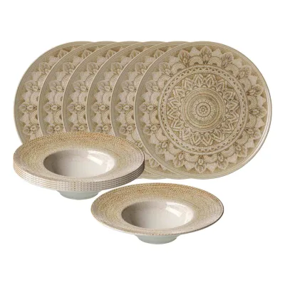 Ritzenhoff & Breker Gourmet-Set Rimini Mandala 12-tlg.