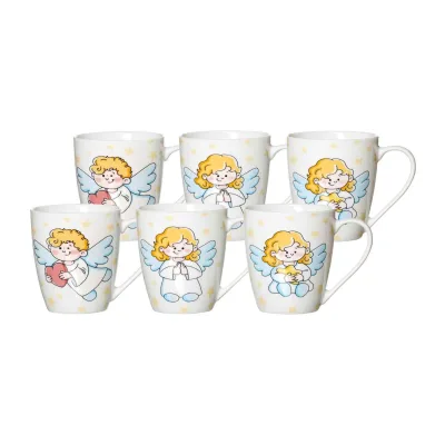 Ritzenhoff & Breker Henkelbecher Schutzengel 360 ml 6er Set