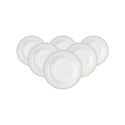 Ritzenhoff & Breker Kaffeeuntertassen Geo ø 15,5 cm 6er Set