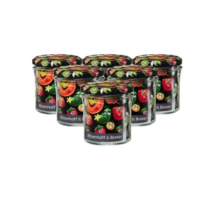 Ritzenhoff & Breker Vorratsgläser Smile 435 ml 6er Set