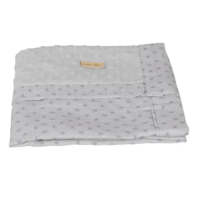 Roba Babydecke Hellgrau 80x80 cm