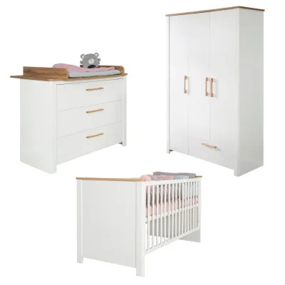 Roba Babyzimmer-Set Weiß 138.5x200x119 cm