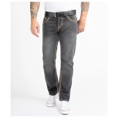 Rock Creek Jeans Comfort Fit dicke Nähte Loose Fit