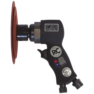 Rodcraft Druckluft-Schleifer RC7150, 18.000 U/min., inkl. Stützteller, Pad Ø 75x22 mm, 110x22 mm, 140x22 mm