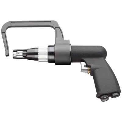 Rodcraft Druckluft-Schweißpunktbohrer RC6453, 8 mm (Modell 78F), für Fräser 47 mm Länge, inkl. Gegenhalter (drehbar, abnehmbar)