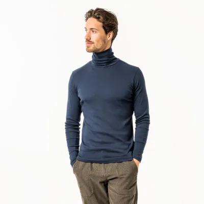 Rollkragen Longsleeve Modell: Helge GOTS