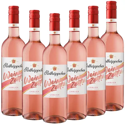 Rosè Weinzeit lieblich - 6er Karton