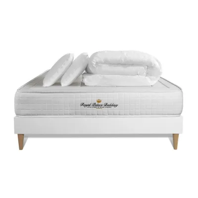 Royal Palace Bedding Bett Weiß 140x190 cm