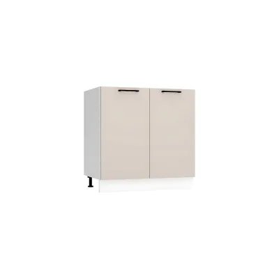 Royal24_Markt Spülenunterschrank Beige 80x82x52.4 cm