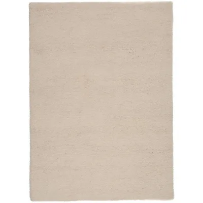 Rug and Roll Berberteppich Weiß 170x240 cm
