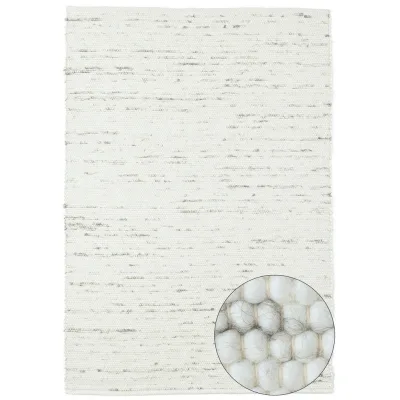 Rug and Roll Handwebteppich Hellgrau 250x300 cm