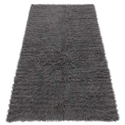 rugsX Flokati Grau 70x160 cm
