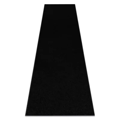 rugsX Läufer Schwarz 60x400 cm