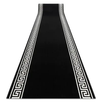 rugsX Läufer Schwarz 70x220 cm
