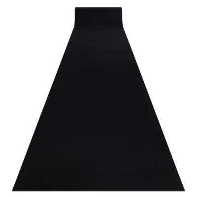 rugsX Läufer Schwarz 70x450 cm