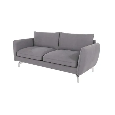 S-Style 3-Sitzer-Sofa Grau 203x87x92 cm