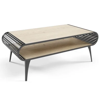 S-Style Couchtisch Hellbraun 120x44x60 cm
