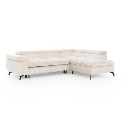 S-Style Ecksofa Creme 275x210 cm