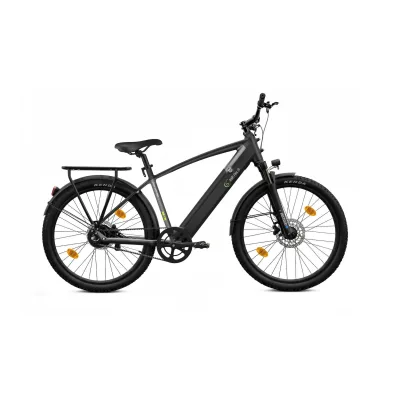 SachsenRAD R8R Flex III E-Trekkingbike mit Riemenantrieb ,14.5Ah bis 150km, Hydraulische Bremsen, 9 Gang, 27.5 Zoll, MTB Bike Herren Damen Elektrofahrrad schwarz