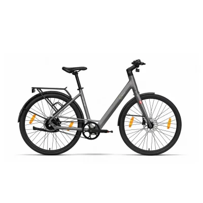 SachsenRAD Urban City E-Bike C3V Roma II mit Riemenantrieb Grau