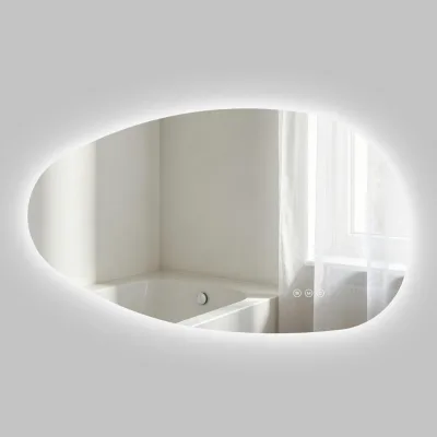 S'afielina Badezimmerspiegel Transparent 50x85x2.5 cm