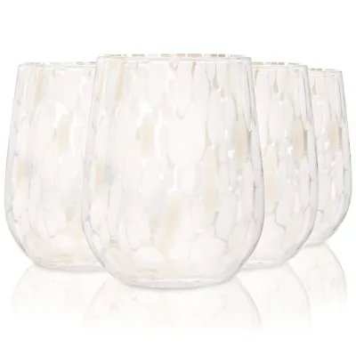 Sänger Trinkgläser Beige, Weiß, Transparent