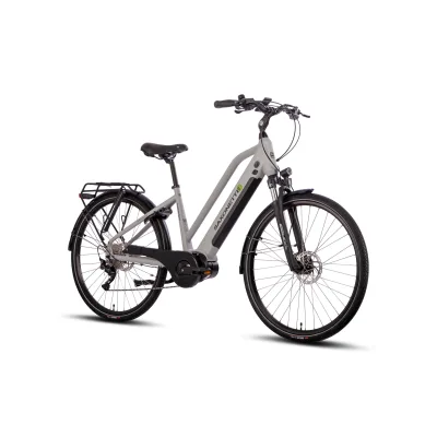 SAXONETTE Premium Sport E-Trekkingbike UNISEX  10 Gang Federgabel, Mittelmotor