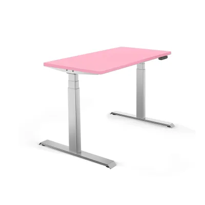 Schaff Elektrisch Höhenverstellbarer Schreibtisch REC   120x60 cm   Pink120x60