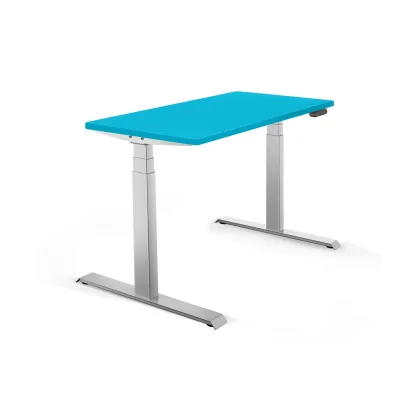Schaff Elektrisch Höhenverstellbarer Schreibtisch REC   140x60 cm   Blau140x60