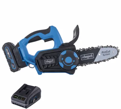 Scheppach 20 V Akku-Kettensäge "Brushless" inkl. Ersatzkette
